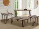 International Furniture Direct Natural Parota Cappuccino Brown Cocktail Table -4