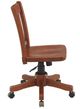 Whittier Wood® Furniture McKenzie Hawthorne Glazed Antique Cherry Office Chair-4