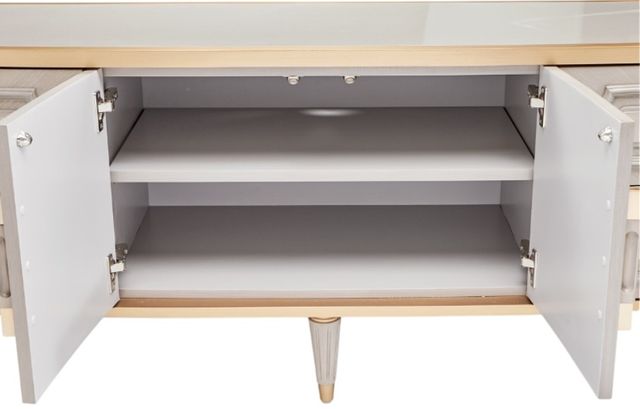 Michael Amini® St. Charles Dove Gray Media Cabinet-3