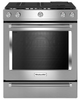 Cuisinière biénergie encastrée de 30 po KitchenAid® de 7.1 pi³ - Acier inoxydable-0