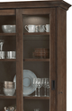 Howard Miller® Meisha Aged Umber Display Cabinet-1