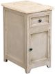 Horizon Home® Calistoga Marble Top Side Table with Taupe Base-0