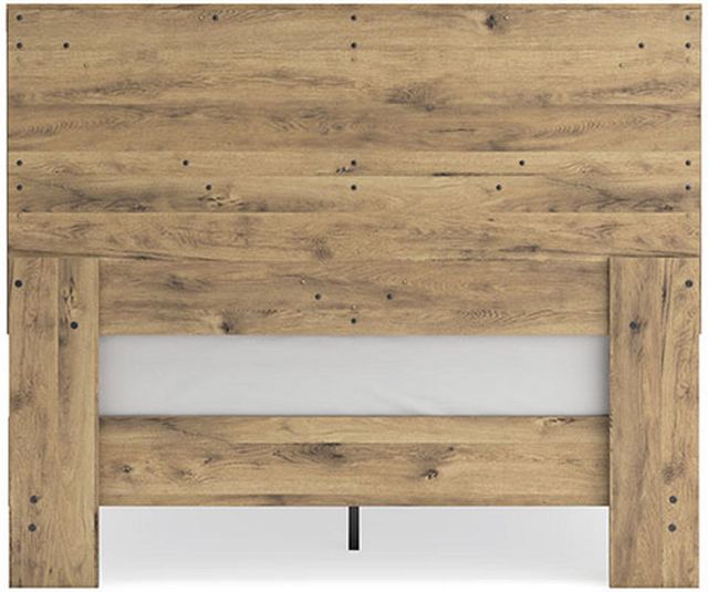 Signature Design by Ashley® Larstin Brown Queen Crossbuck Panel Bed-3