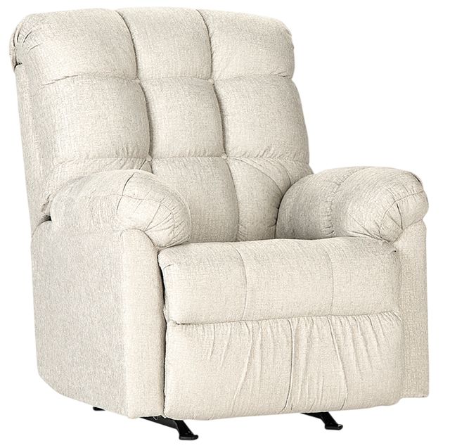 Hughes Furniture® 400 Contour Chiffon Rocker Manual Recliner-0