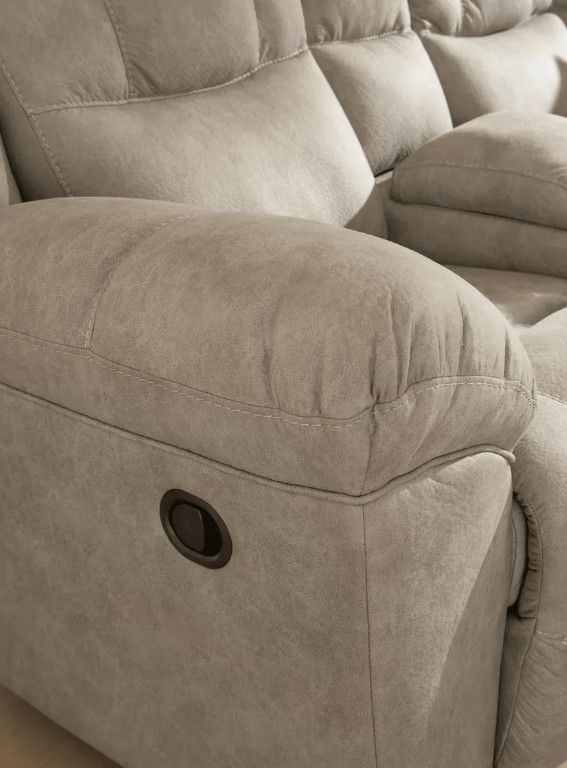 Signature Design by Ashley® Pearce-Pike 3-Piece Birch Manual Reclining Sectional and Double Console-1
