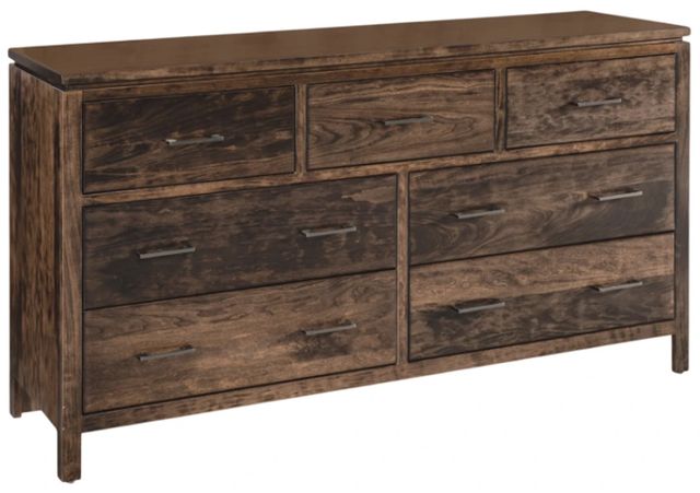 Archbold Furniture Customizable Amish Essentials Maverick Cherry Dresser-0