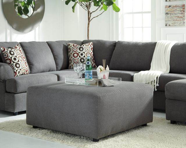 Signature Design by Ashley® Jayceon Steel Oversized Accent Ottoman-1