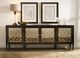 Hooker® Furniture Sanctuary Ebony/Antique Mirror Console-1