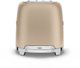 Smeg 50's Style 2 Slice Matte Champagne Toaster-1