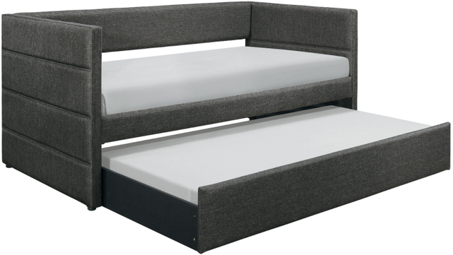 Homelegance® Vining Dark Gray Daybed with Trundle-0
