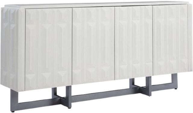 Ornawel Accent Cabinet - Distressed White