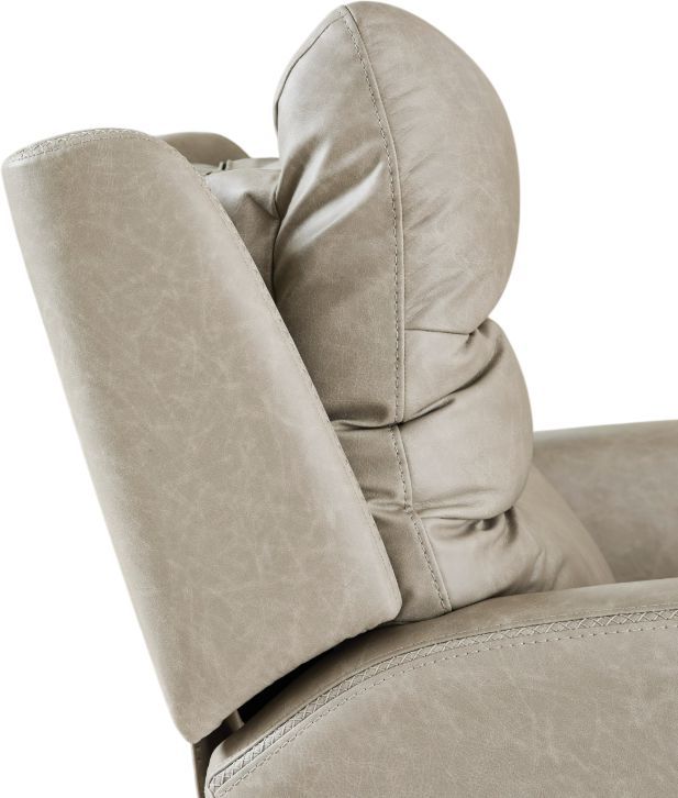 Signature Design by Ashley® Motion-Max Stonewash Power Swivel Glider Recliner-4
