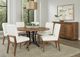 LM Co Home By Vaughan-Bassett Crafted Cherry by Ben & Erin Napier Medium Cherry/White Upholstered Side Chair-1