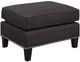 Elements International Erica Charcoal Chair and Ottoman Set-4