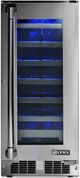 LYNX® Professional 15" 2.7 Cu. Ft. Stainless Steel Outdoor Wine Cooler-2