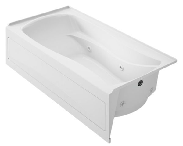 KOHLER® Mariposa® White 72" x 36" Alcove Whirlpool Bath-0