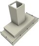Vent-A-Hood® 48" Biscuit Contemporary Wall Mount Range Hood-1