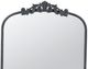 A & B Home Ornate Black Arched Mirror -1