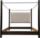 Vintage Furniture Regal Iron King Poster Bed-0