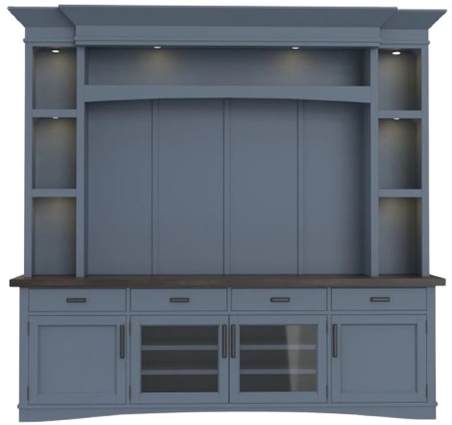 Parker House® Americana Modern Denim Entertainment Center-0
