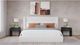 Modus Furniture Formosa Frank Cottage Cheese Upholstered Wingback Platform Bed-4