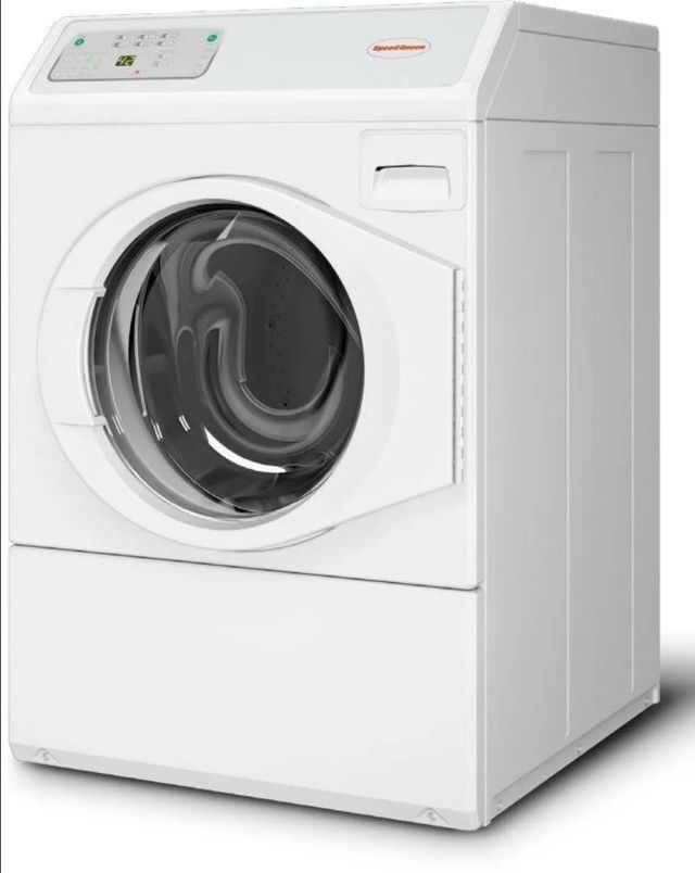 Speed Queen® Commercial 3.4 Cu. Ft. White Front Load Washer-1