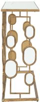 A & B Home Wynland Mirror Top Console Table with Gold Base -2
