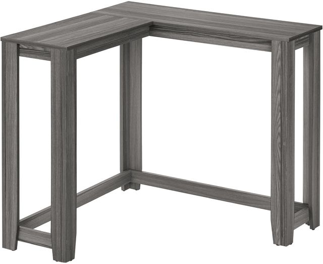 Monarch Specialties Inc. Gray 36" Corner Console Table-0