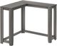 Monarch Specialties Inc. Gray 36" Corner Console Table-0