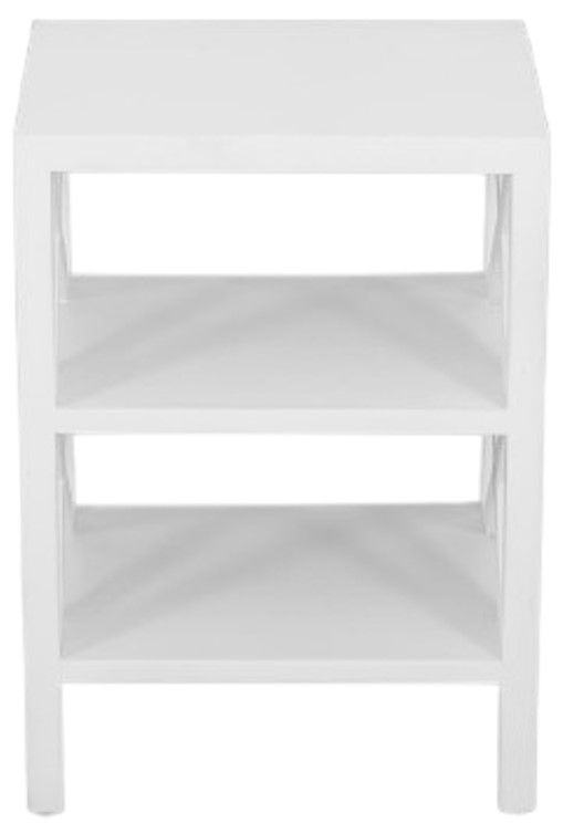 Jofran Inc. Global Archive Dylan White Accent Table-1