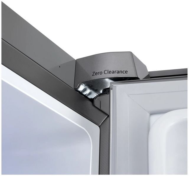 LG 36" 23.7 Cu. Ft. PrintProof™ Stainless Steel Counter Depth MAX™ with Zero Clearance™ French Door Refrigerator-3
