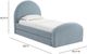 TOV Furniture Moon Chambray Blue Youth Twin Panel Bed with Trundle-2