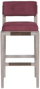 Vanguard® Furniture Thom Filicia Home Chatfield Stone/Tetley Cranberry Barstool-1