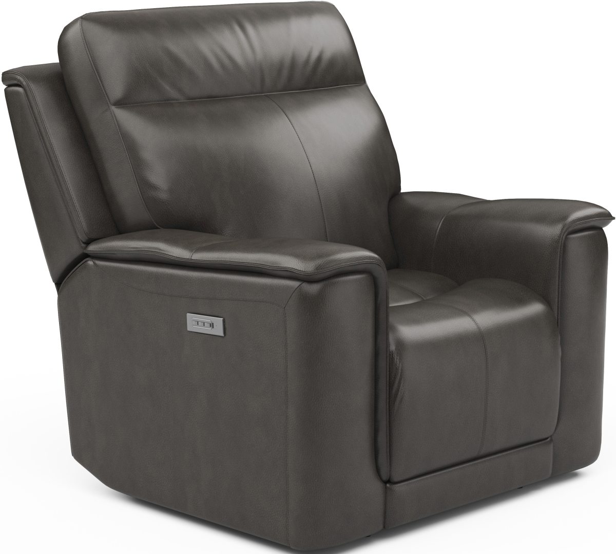 Flexsteel Miller Black Power Recliner with Power Headrest