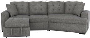 Mazin Furniture Logansport Gray 2-Piece Sectional with Pull-out Ottoman-1