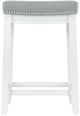 Linon Claridge Light Gray/White Counter Stool-2