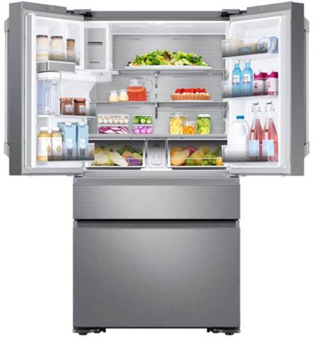 Dacor® Professional 22.6 Cu. Ft. Counter Depth French Door Refrigerator-Stainless Steel-4