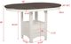 Crown Mark Hartwell Gray Counter Dining Table with Chalk Base-2