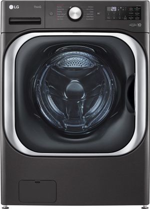 LG 5.2 Cu. Ft. Black Steel Front Load Washer