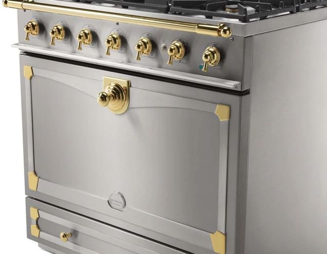 La Cornue CornuFe´ 90 36" Stainless Steel Pro Style Dual Fuel Range-2