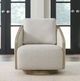 Liberty Furniture Nora Light Brown/Nathan Ginger Swivel Accent Chair-1