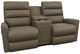 La-Z-Boy® Liam Pebble Leather Power Wall Reclining Loveseat with Console and Headrest and Lumbar-0
