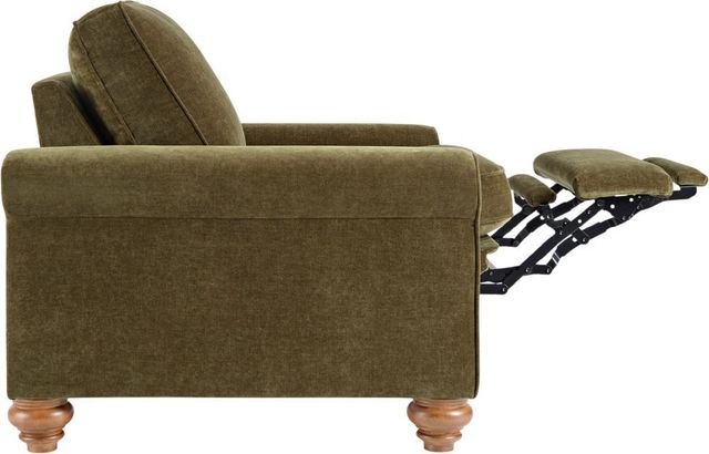 Best® Home Furnishings Customizable Weston Fabric Manual Recliner with Dark Walnut Legs-3