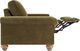 Best® Home Furnishings Customizable Weston Fabric Manual Recliner with Dark Walnut Legs-5
