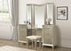 Mazin Furniture Bijou Champagne Vanity Stool-3