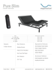 Ergomotion® Pure Slim Silver Queen Adjustable Base-2