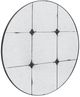 A & B Home Black 36" Wall Mirror-0