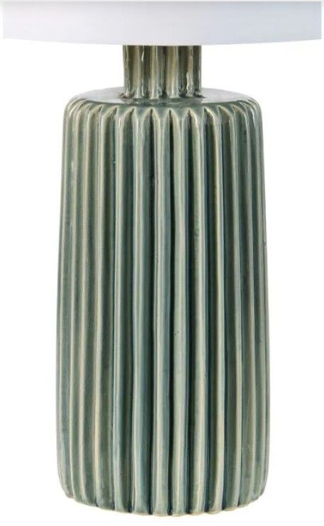 Renwil® Roza Glazed Crackle Olive Table Lamp -1
