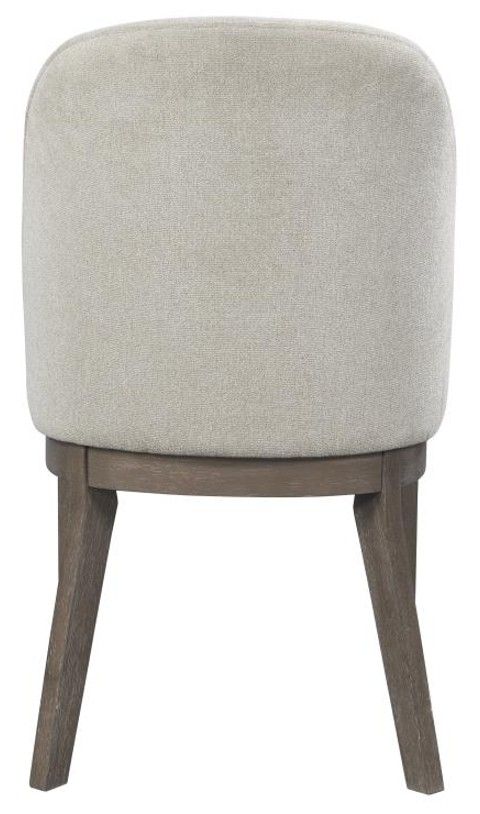 Bernards Trilogy Cocoa/Ivory Upholstered Side Chair-1