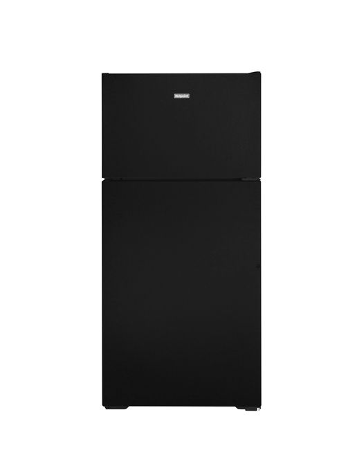 Hotpoint® 28" 15.6 Cu. Ft. Black Top Freezer Right Swing Refrigerator-0